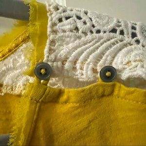 Vintage Anthropologie Tee with Lace